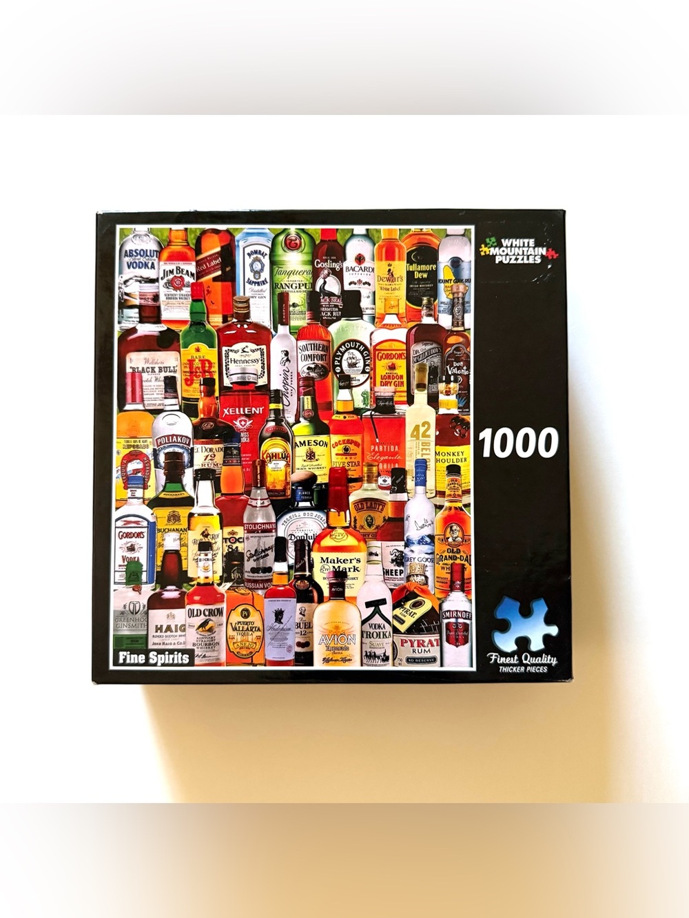 White Mountain Fine Spirits Jigsaw Puzzle 1000 Pieces COMPLETE #1070T